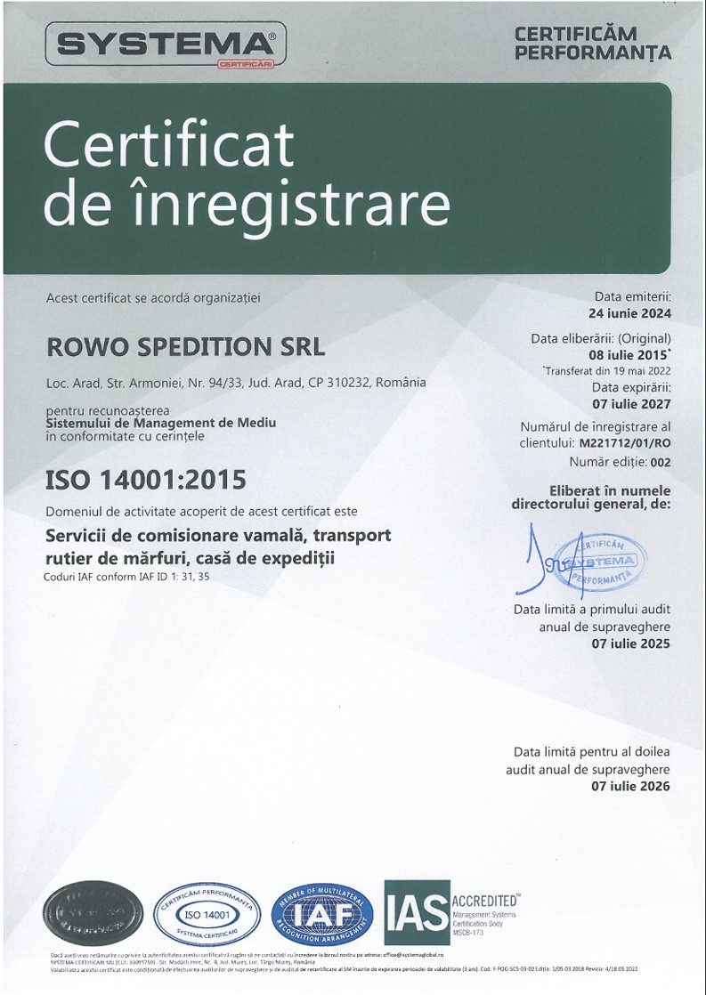 ISO 14001 2015